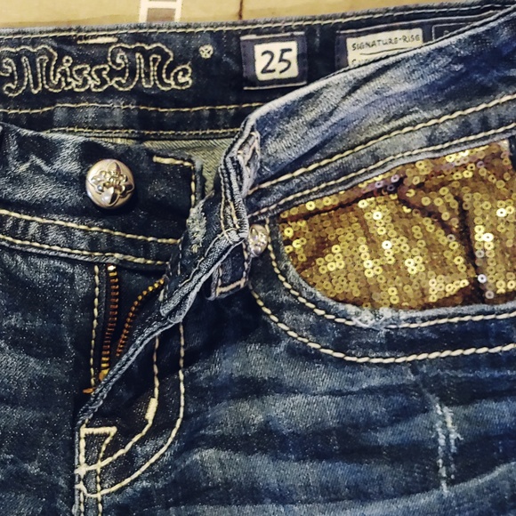 Miss Me Denim - Miss Me Distressed Skinny Jeans 25